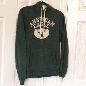 American Eagle Outfitters Green Hoodie, Size Small